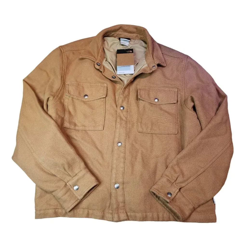 The North Face Valley Twill Utility Shacket - Men's Almond Butter Size Medium